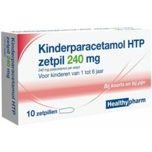 Kinderparacetamol 240 mg zetpil – 10 Tabletten