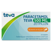 Paracetamol 500 mg Zetpillen 10 stuks