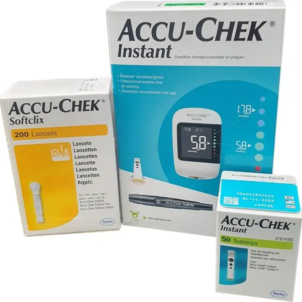 Roche  Accu-Chek Instant Actiepakket – Glucosemeter Voordeelset
