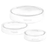 Petrischaal Glas met deksel 100mm