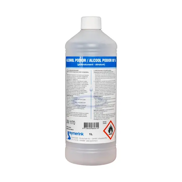 Reymerink Alcohol Podior 80% 1 liter desinfectiemiddel
