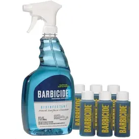 Barbicide Desinfectie bullets 6 stuks à 60ml + Sprayflacon