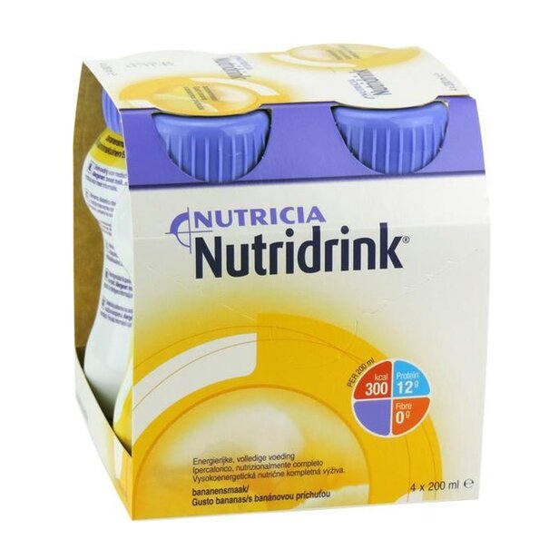 Nutricia Nutricia Nutridrink drinkvoeding Banaan 4x200ml