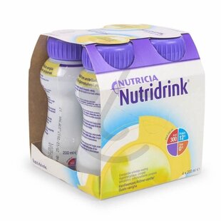Nutricia Nutridrink drinkvoeding Vanille 4x200ml