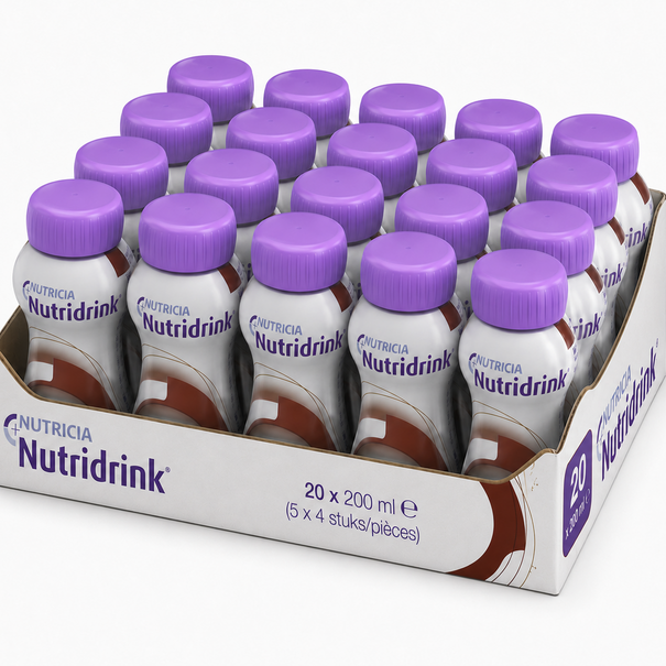 Nutricia Nutricia Nutridrink 20x200ml voordeelverpakking - Drinkvoeding chocolade