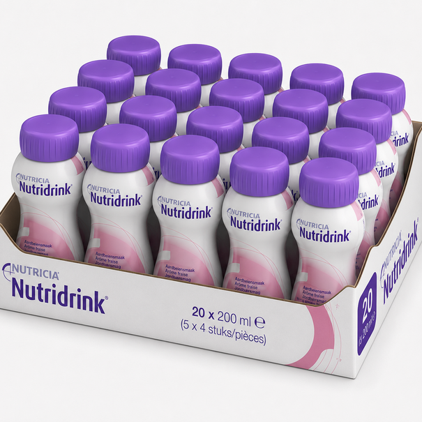 Nutricia Nutricia Nutridrink 24x200ml voordeelverpakking - drinkvoeding aardbei