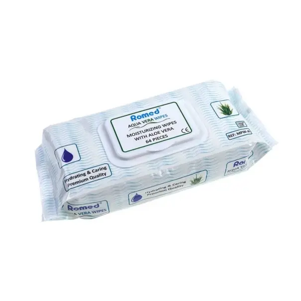 Romed Romed Patientendoekjes Met Aloë Vera 64 Stuks