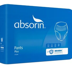Incontinentie broekjes Absorin Plus maat XL 1300ML Opname