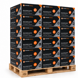 Palletdeal Nitril Handschoenen zwart extra strong – 63 dozen x 1.000 Stuks