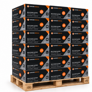 Palletdeal Nitril Handschoenen zwart extra strong – 63 dozen x 1.000 Stuks