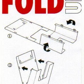 Apollo Fold-Up 1/3 A4 plano / opvouwbaar folderbakje staand/hangend