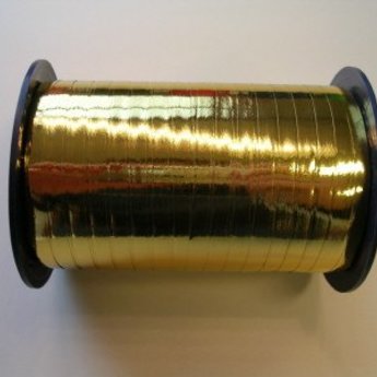 Krullint 5 mm/400 meter goudglans - metallic goud