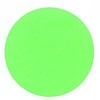 Etiket 65 mm rond fluor groen  1000/rol