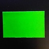 Etiket 2616 recht fluor groen afneembaar