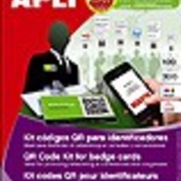Apli QR Code kit for badge cards- Micro-perfo
