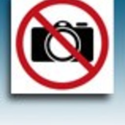 Apli Pictogram  Verboden voor gebruik camera