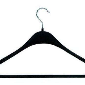 Hanger zwart F44 kostuum/mantel/jack - 100 stuks.