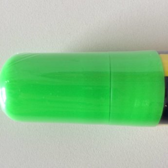 ZIG Illumigraph ZIG Illumigraph PMA-720 krijtstift  breed  7-15 mm licht-groen fluor, afwasbaar met water op een niet poreuze ondergrond.