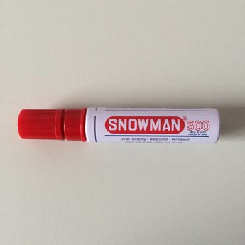 Snowman Stift Snowman Jumbo 500 rood