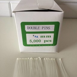 Nylon textielpins  65mm -V- stand 5000st