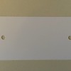 PVC labels 64x118 mm wit 2xgat rond hoek