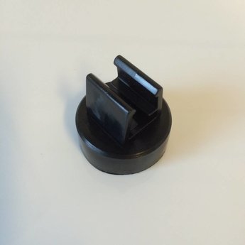 Magneet rond zwart voor profiel-1, voor prijskaartramen A6 - A5 - A4 - A3