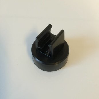 Magneet rond zwart voor profiel-1, voor prijskaartramen A6 - A5 - A4 - A3