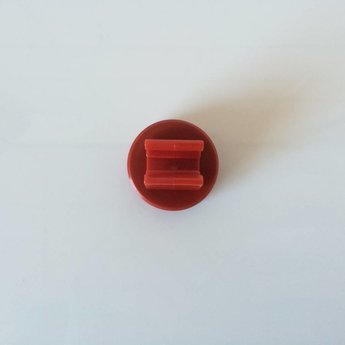 Magneet rond rood voor profiel-1, voor prijskaartramen A6 - A5 - A4 - A3