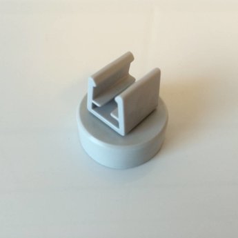 Magneet grijs voor profiel-1, voor prijskaartramen A6 - A5 - A4 - A3