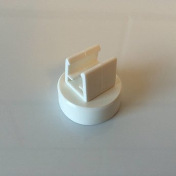 Magneet rond wit voor profiel-1, voor prijskaartramen A6 - A5 - A4 - A3