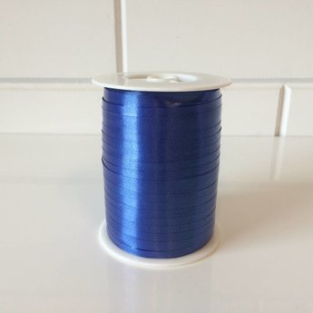 Krullint 5 mm/400 meter blauwglans - metallic blauw