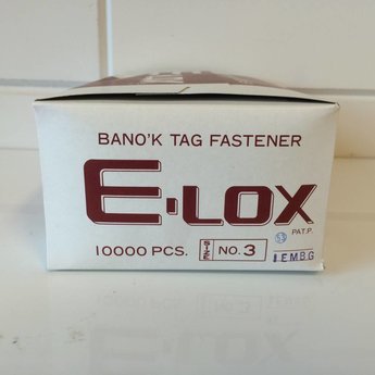 Banok Banok veiligheidssluitingen Lox nylon 3 inch / 75mm 10.000 stuks per doosje.