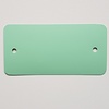 PVC-labels 54x108 mm pastel groen 2gaten