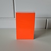 Prijskaart blanco fluor rood  8x12cm100