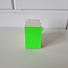 Prijskaart blanco fluor groen 4x6 cm 100