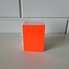 Prijskaart blanco fluor rood  6x8 cm 100