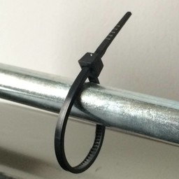 Cable-ties 200x3.6 zwart           100st