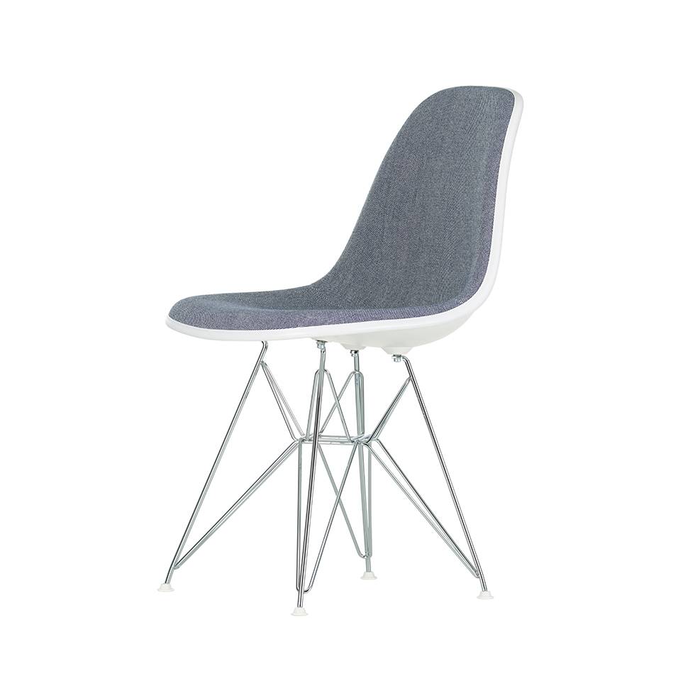 Vitra Eames Plastic Side Chair DSR Volledig bekleed Stoel Workbrands