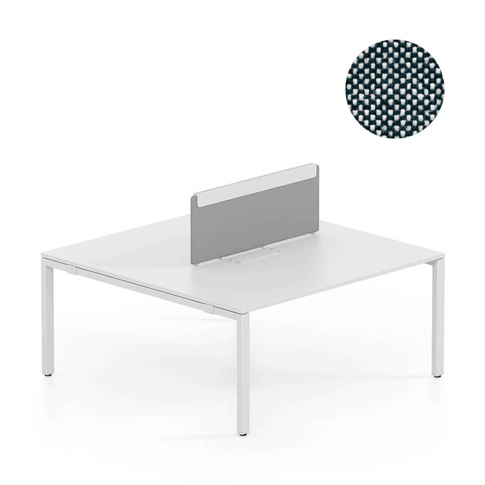 Sale Vitra Workit Movable Screen For Duo Bench Black Cream
