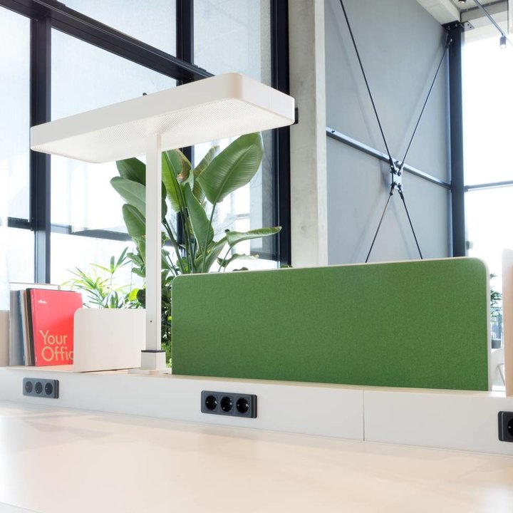 Outlet Vitra Joyn Zentraler Schirm B 96 X H 33 Cm Plano Grass Green Forest