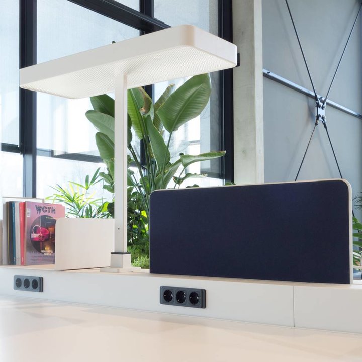 Outlet Vitra Joyn Zentraler Schirm B 76 X H 33 Plano Dunkelblau