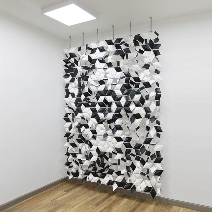 Bloomming Facet Room Divider Mix | Hanging | W 204 x H 288 cm