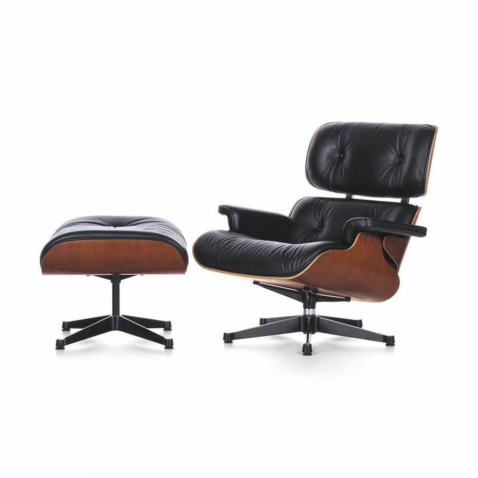 Vitra Vitra Lounge Chair & Ottoman | Cherry - Workbrands