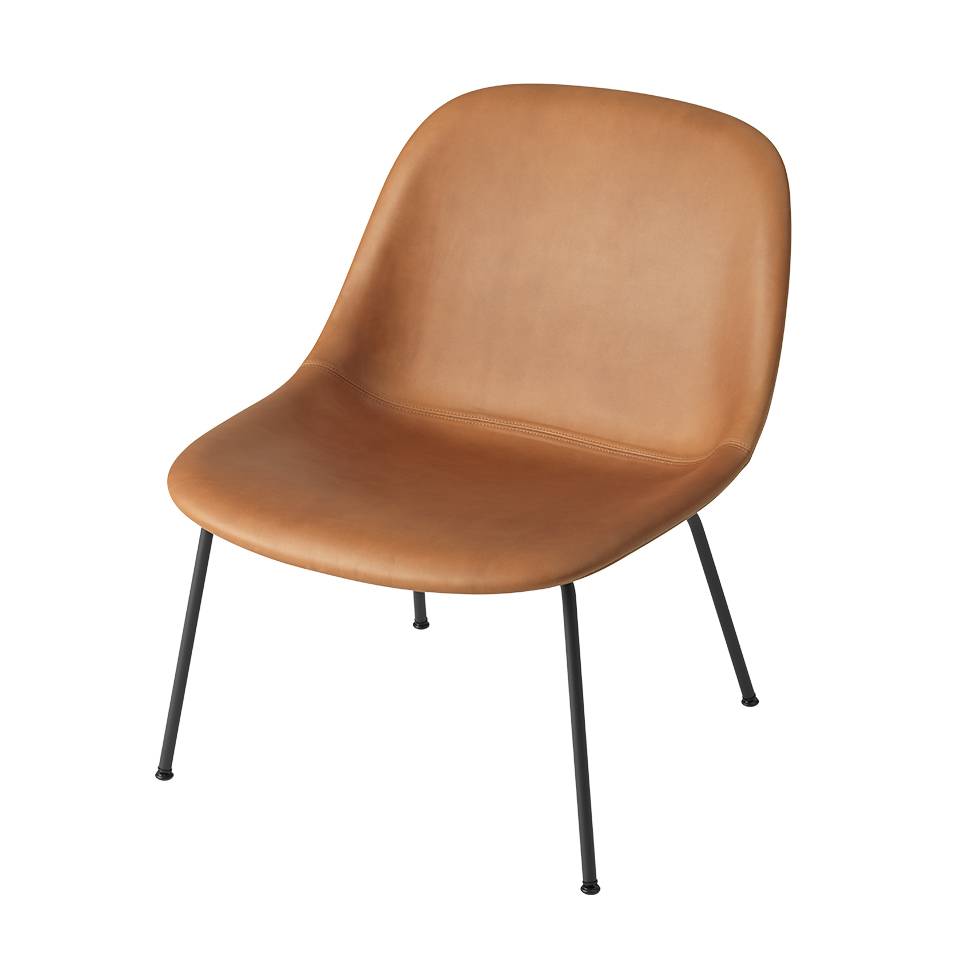 Muuto Muuto Fiber Lounge Chair | Tube base | Full upholstery - Workbrands