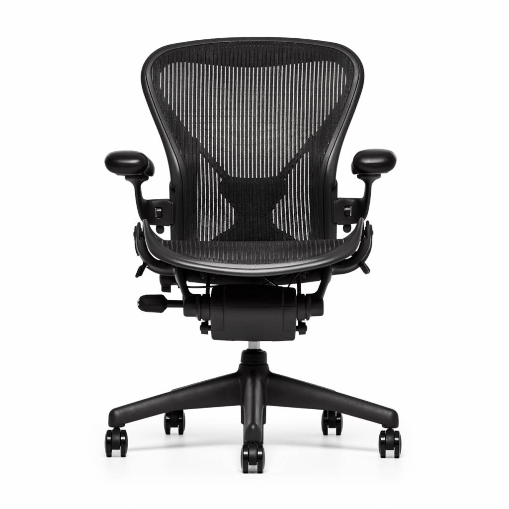 refurbished herman miller aeron bürostuhl  graphite