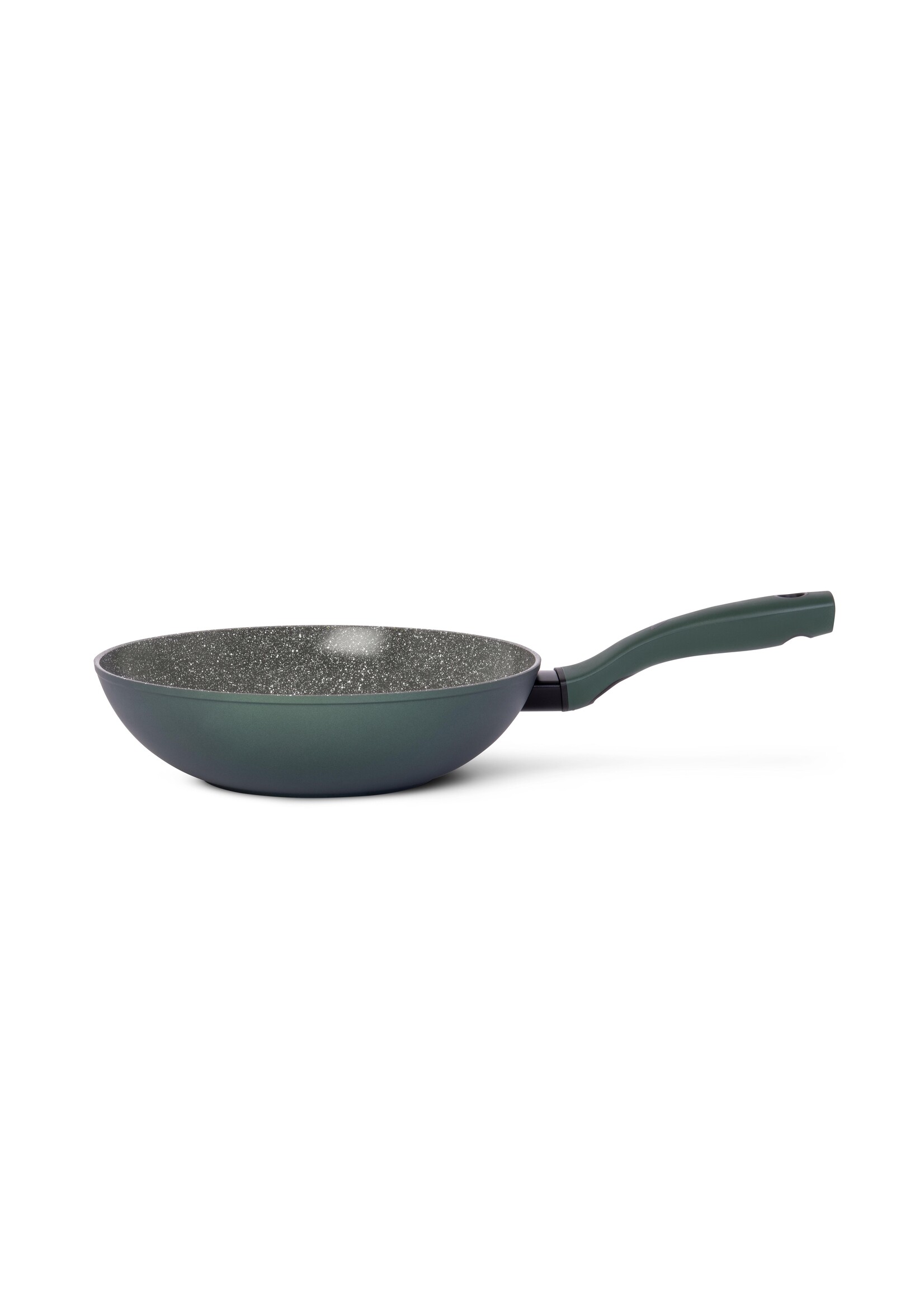 Braet ECO-PROOF ACTIE: wok 28 cm + koekenpan 28 cm + braadpan 28 cm + deksel 28 cm. Normaal € 225,00 NU € 175,00.