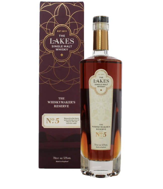 The Lakes Whiskymaker's n°5 Reserve Cask Strength 52° 70cl