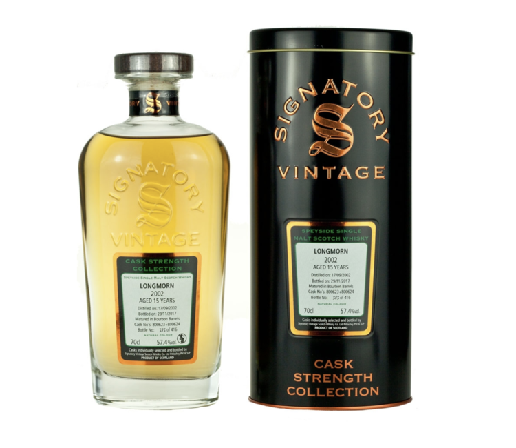 Longmorn 15 Year Old 2002 - Cask Strength Collection (Signatory