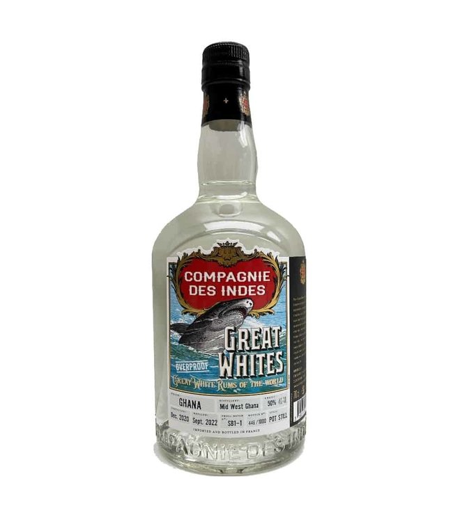 Compagnie des Indes Rum Compagnie Des Indes Great Whites Ghana Mid West Ghana 70cl 50%Vol