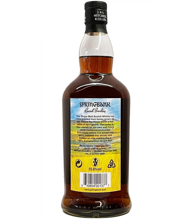 springbank 10y local Barley 2020  55,6%